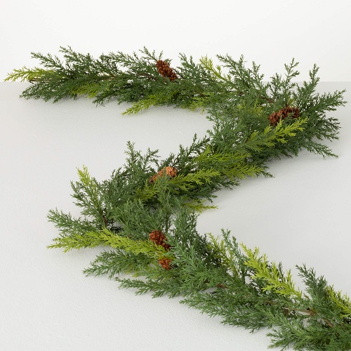 Arborvitae Garland 6' - Artificial floral - 6' arborvitae garland for rent